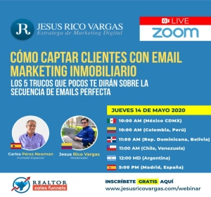 Webinar "Cómo captar clientes con email marketing inmobiliario"
